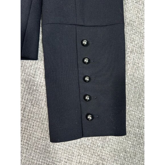 Vintage Loft Blazer Womens 8 Blue Military Nautical‎ Y2K Career - Picture 7 of 16